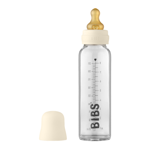 BIBS BIBERON BIBS EN VERRE 225ML - IVOIRE