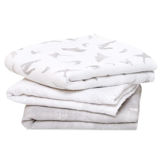 Lot de 5 langes Coton Biologique non blanchi - XKKO