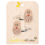 LUCIOLE ET PETIT POIS PAIRE DE BARRETTES GLITTER "MATRIOCHKA"