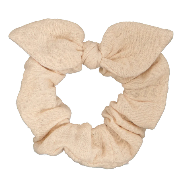 LUCIOLE ET PETIT POIS 1 X CHOUCHOU DOUBLE GAZE - SABLE