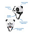 MICRO CASQUE PANDA 3D LUMIERE LED