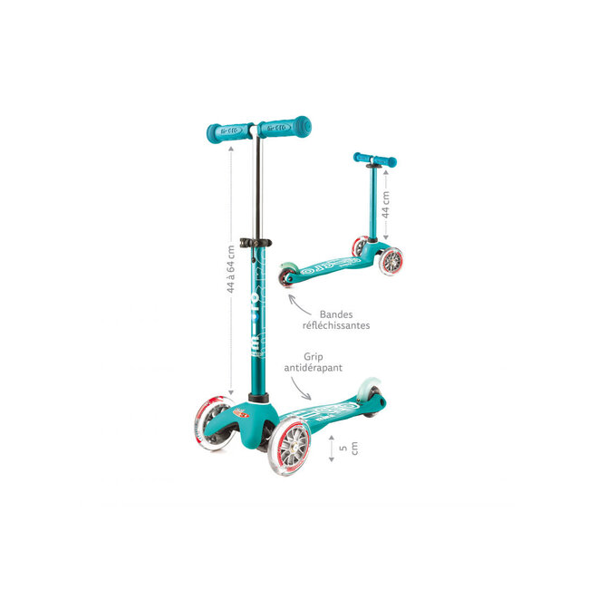 MICRO TROTTINETTE MINI MICRO DELUXE - ROSE LED