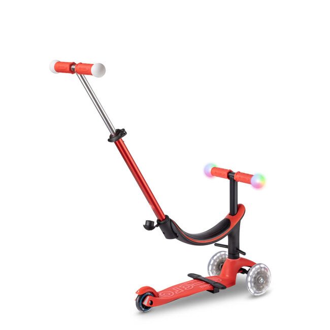 MICRO TROTTINETTE MINI MICRO REVOLUTION DELUXE 3 EN 1 - MAGIC LED ROUGE