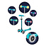 MICRO TROTTINETTE MINI MICRO REVOLUTION DELUXE 3 EN 1 - MAGIC LED BLEU
