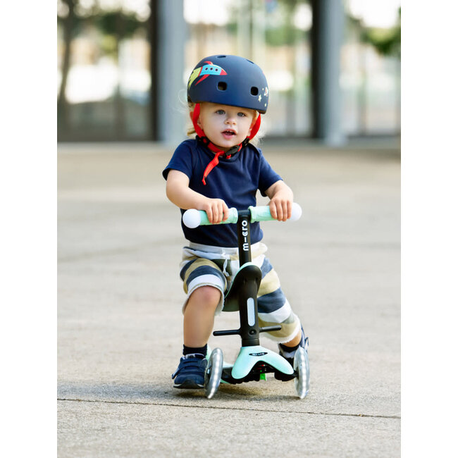 MICRO TROTTINETTE MINI MICRO REVOLUTION DELUXE 3 EN 1 - MAGIC LED MINT