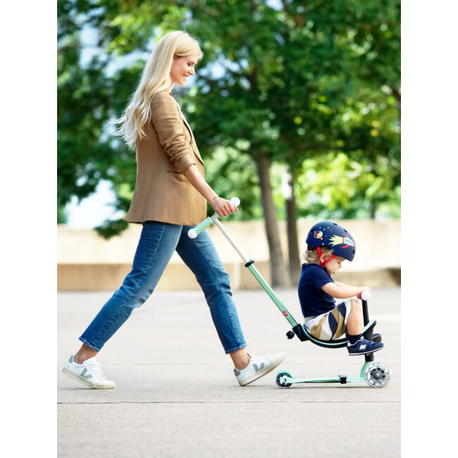 MICRO TROTTINETTE MINI MICRO REVOLUTION DELUXE 3 EN 1 - MAGIC LED MINT