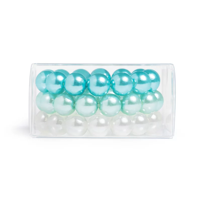 RATATAM 3 X BRACELETS PERLES NACREES - BLEU