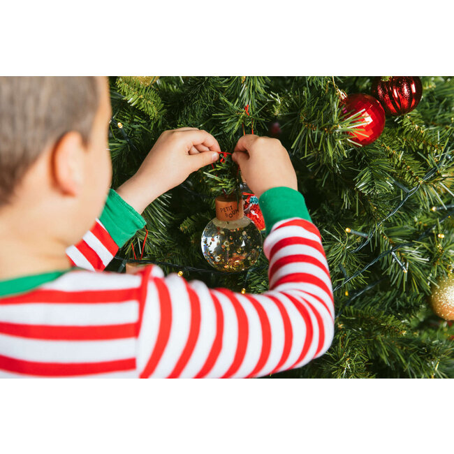 PETIT BOUM 1 X BOULE DE NOËL SENSORIELLE PETIT BOUM - PAILLETTES