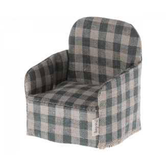 MAILEG FAUTEUIL MINIATURE MAILEG VICHY VERT 7CM