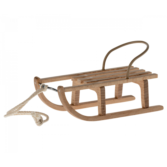 MAILEG LUGE BOIS POUR SOURIS MAILEG 10,5CM