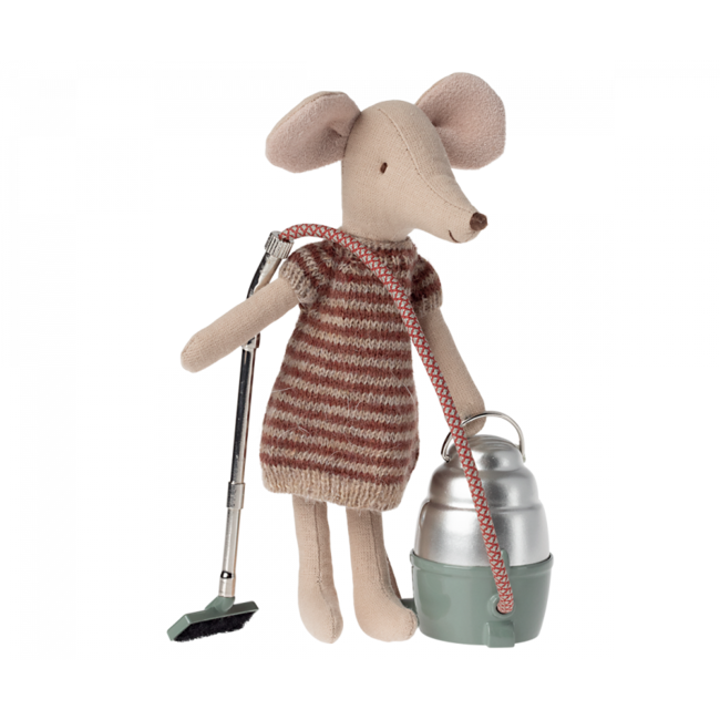 MAILEG ASPIRATEUR VINTAGE MÉTAL SOURIS MAILEG 12CM