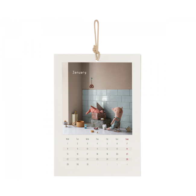 MAILEG CALENDRIER MURAL 2024 MAILEG 22X15CM