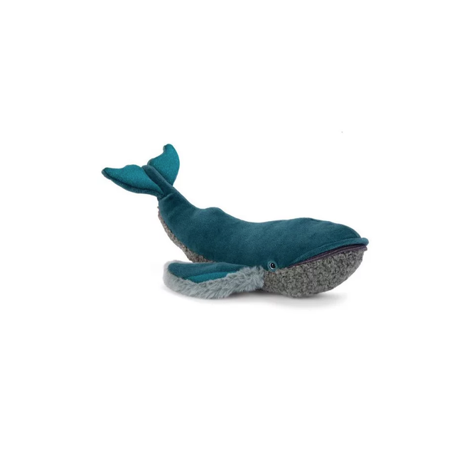 MOULIN ROTY PETITE PELUCHE BALEINE À BOSSE 32CM - TOUT AUTOUR DU MONDE