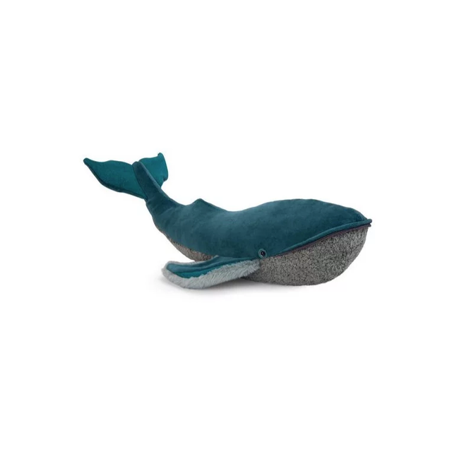 MOULIN ROTY GRANDE PELUCHE BALEINE À BOSSE 60CM - TOUT AUTOUR DU MONDE