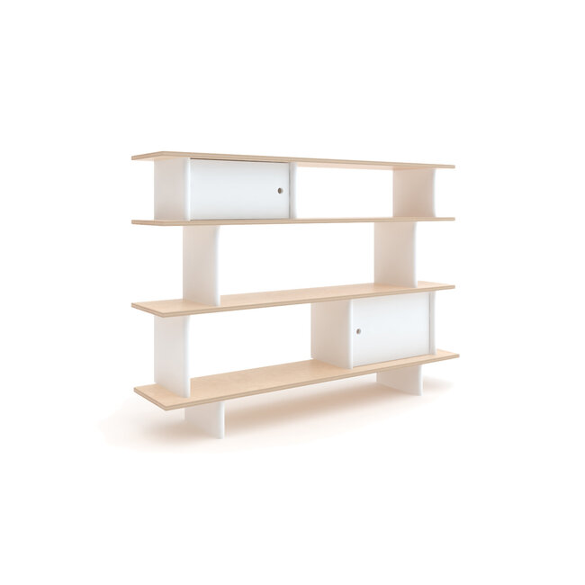 OEUF NYC MINI BIBLIOTHEQUE HORIZONTALE  OEUF NYC - BLANC / BOULEAU