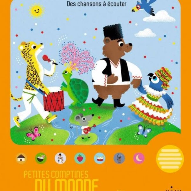 Mon Premier Recueil de Comptines Mon Grand Livre Sonore dès 3 ans Éditions  Milan : Livres pour enfants ÉDITIONS MILAN maison - botanic®