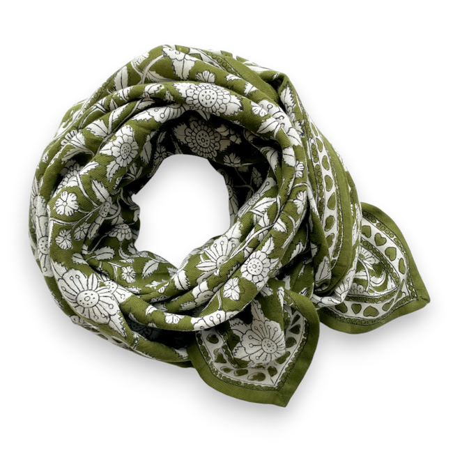 APACHES GRAND FOULARD APACHES LATIKA "COEUR" ORTIES