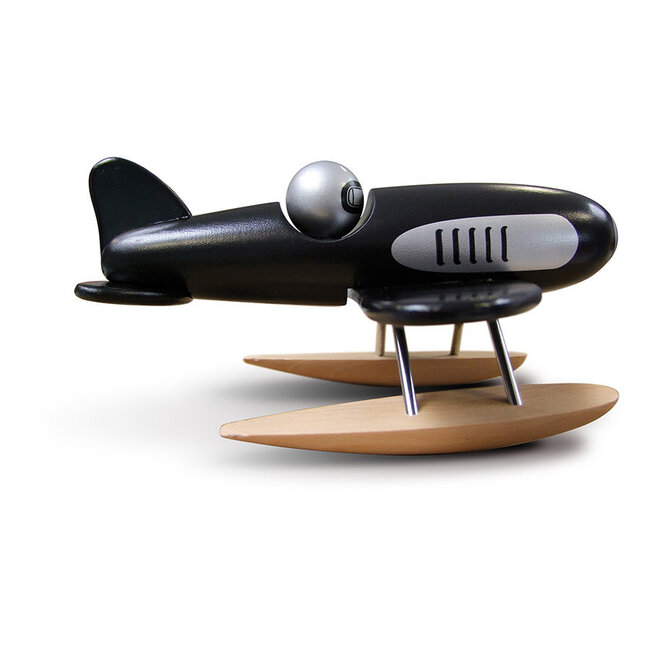 VILAC HYDRAVION NOIR EN BOIS LAQUÉ VILAC FRANCE