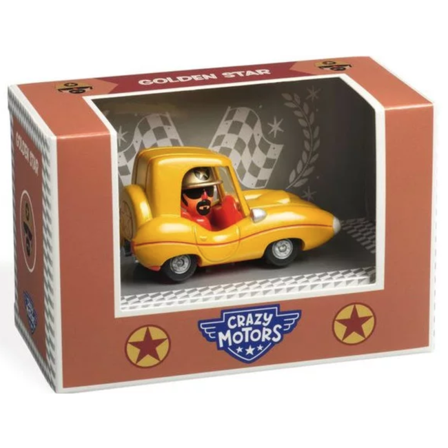 DJECO VOITURE CRAZY MOTORS DJECO - GOLDEN STAR