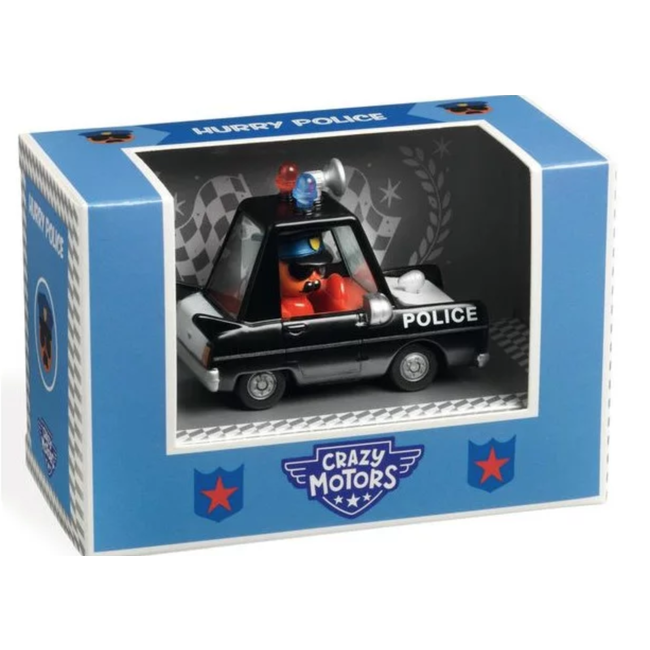 DJECO VOITURE CRAZY MOTORS DJECO - HURRY POLICE