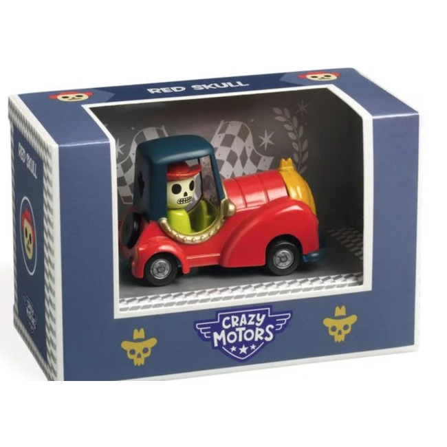 DJECO VOITURE CRAZY MOTORS DJECO - RED SKULL