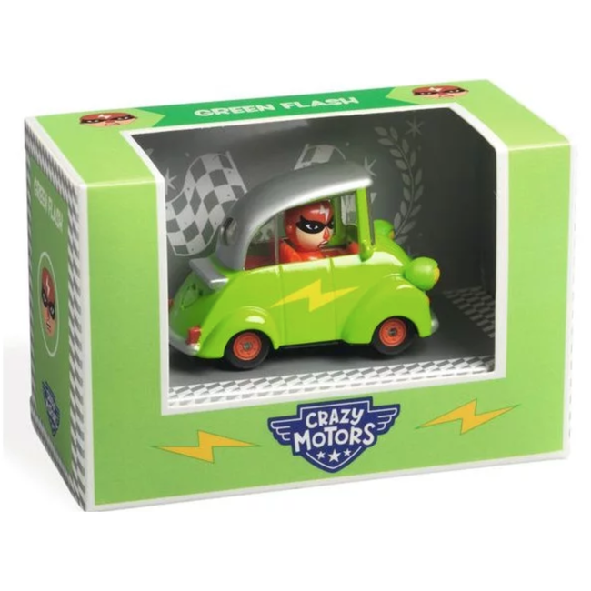 DJECO VOITURE CRAZY MOTORS DJECO - GREEN FLASH