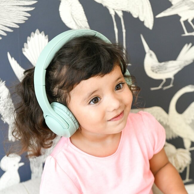 MERLIN CASQUE AUDIO ENFANT POUR ENCEINTE MERLIN - VERT AMANDE