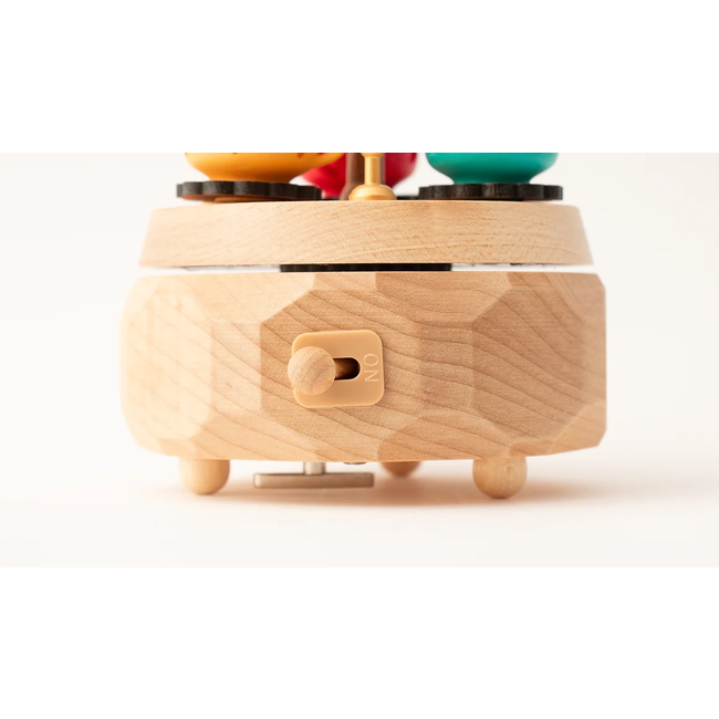 WOODERFUL LIFE BOITE À MUSIQUE ANIMÉE "MANÈGE TASSES" N°65