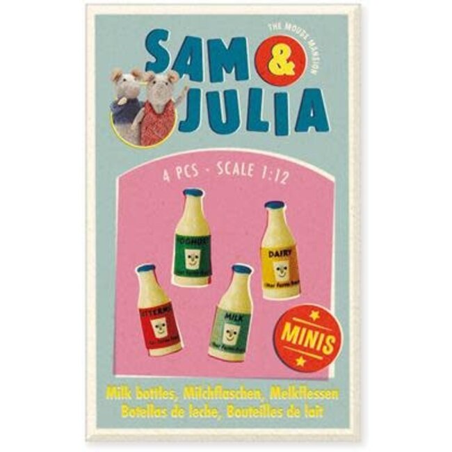 SAM & JULIA MINI BOÎTE SAM & JULIA - BOUTEILLES DE LAIT
