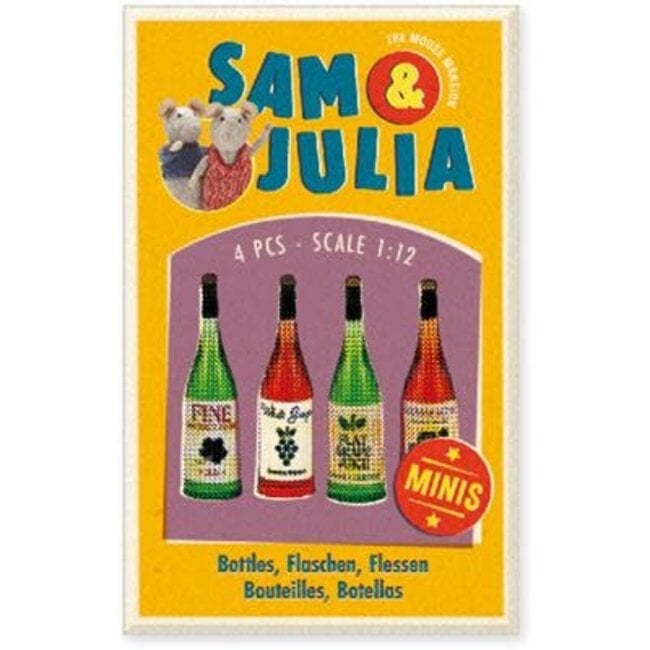 SAM & JULIA MINI BOÎTE SAM & JULIA - BOUTEILLES DE VIN ET JUS DE FRUIT