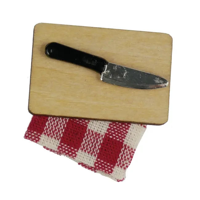 SAM & JULIA MINI BOÎTE SAM & JULIA - COUTEAU PLANCHE À DÉCOUPER & TORCHON