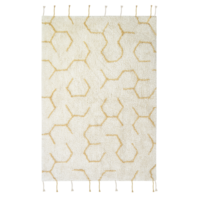 LORENA CANALS TAPIS JEU LAVABLE POLLINATION PLANET-BEE 90X130CM