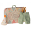 MAILEG TENUE POUR PETIT FRÈRE SOURIS CLOWN 10CM DANS SA MINI VALISE EN MÉTAL