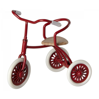 MAILEG TRICYCLE ROUGE POUR PETITE & GRANDE SOURIS - COLLECTION TRICYCLE