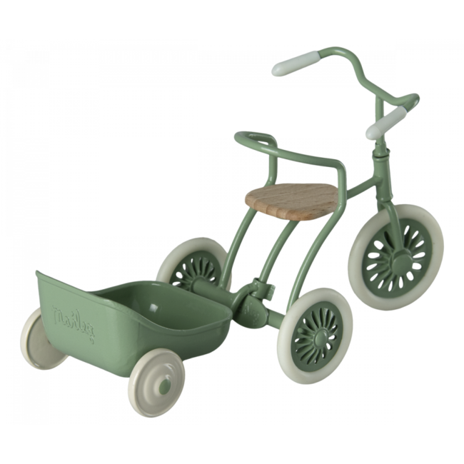 MAILEG CHARIOT VERT POUR SOURIS - COLLECTION TRICYCLE