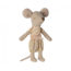 MAILEG PETITE SOEUR SOURIS MAILEG 10CM EN TENUE À POIS DANS SA BOITE D'ALLUMETTES