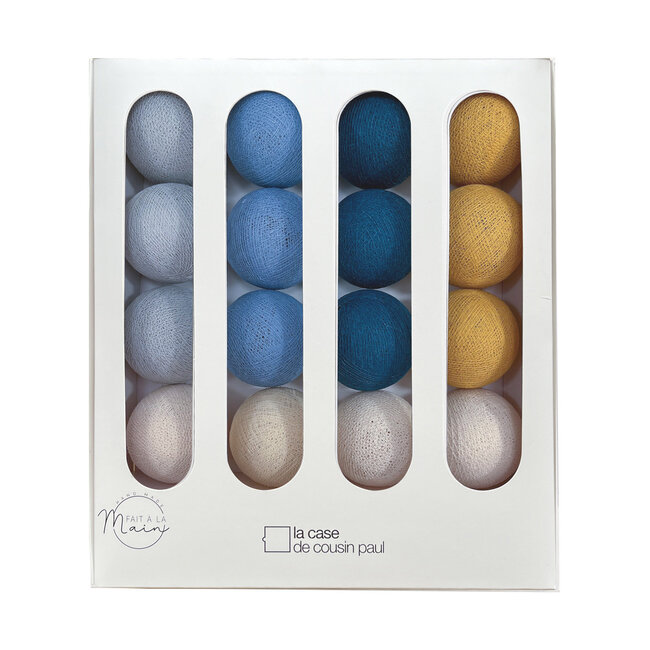 GUIRLANDE/VEILLEUSE 16 BOULES LED AVEC TÉLÉCOMMANDE "NUIT ETOILEE"