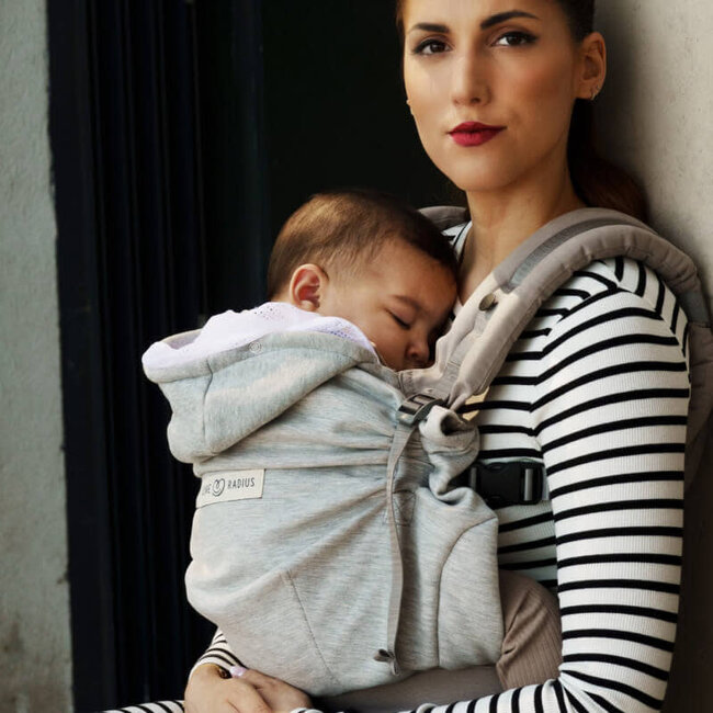 LOVE RADIUS PORTE-BÉBÉ HOODIECARRIER2 GRIS ATHLÉTIQUE