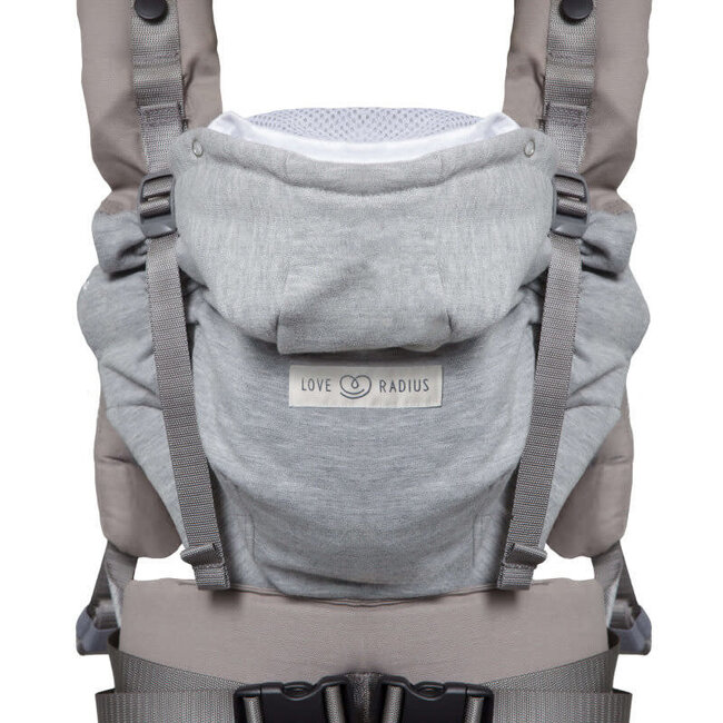 LOVE RADIUS PORTE-BÉBÉ HOODIECARRIER2 GRIS ATHLÉTIQUE