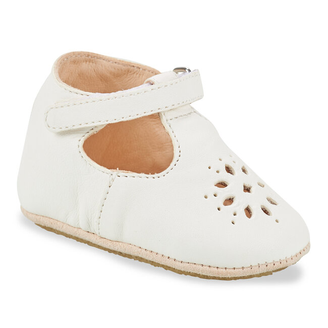 EASY PEASY CHAUSSON SOUPLE ANTIDÉRAPANT "LILLY" BLANC