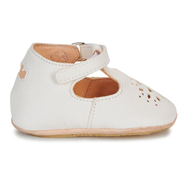 EASY PEASY CHAUSSON SOUPLE ANTIDÉRAPANT "LILLY" BLANC