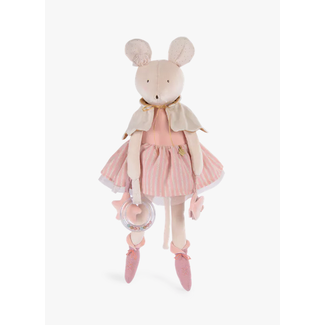 MOULIN ROTY GRANDE PELUCHE SOURIS D'ACTIVITÉ - LA PETITE ÉCOLE DE DANSE