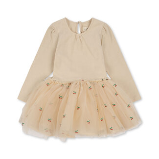 KONGES SLOJD ROBE TUTU BALLERINE MANCHES LONGUES FEYA" CHERRY GLITTER