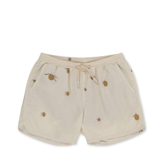 KONGES SLOJD SHORT DE BAIN "ASNOU" LEMON