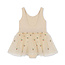 KONGES SLOJD ROBE TUTU BALLERINE SANS MANCHES "FEYA" CHERRY GLITTER