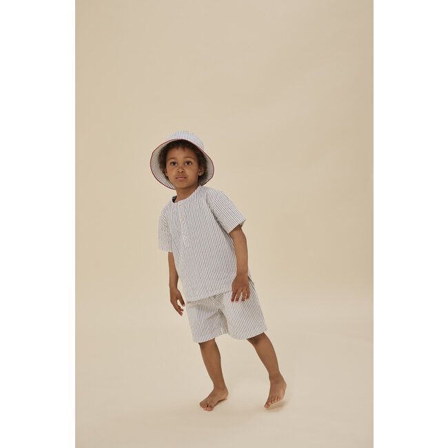 KONGES SLOJD CHAPEAU DE SOLEIL "ACE" STRIPE BLUE