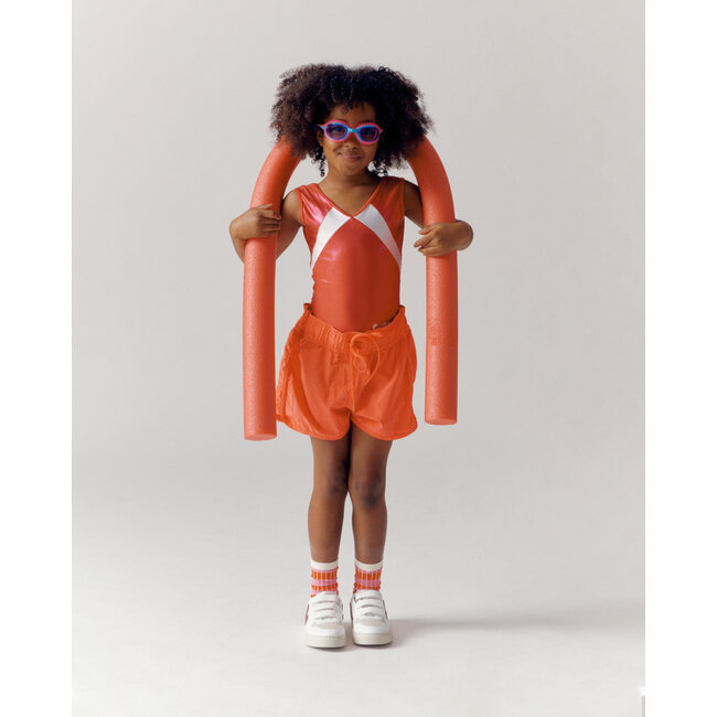 VEJA BASKET VEJA V10 VELCRO - WHITE MARSALA ORANGE FLUO