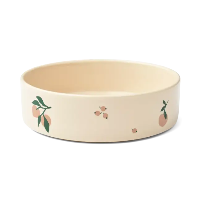 LIEWOOD ASSIETTE CREUSE PORCELAINE "CAMREN" PEACH SEA SHELL