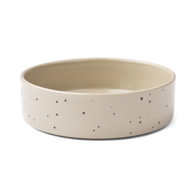 LIEWOOD ASSIETTE CREUSE PORCELAINE "CAMREN" SPLASH DOTS MIST