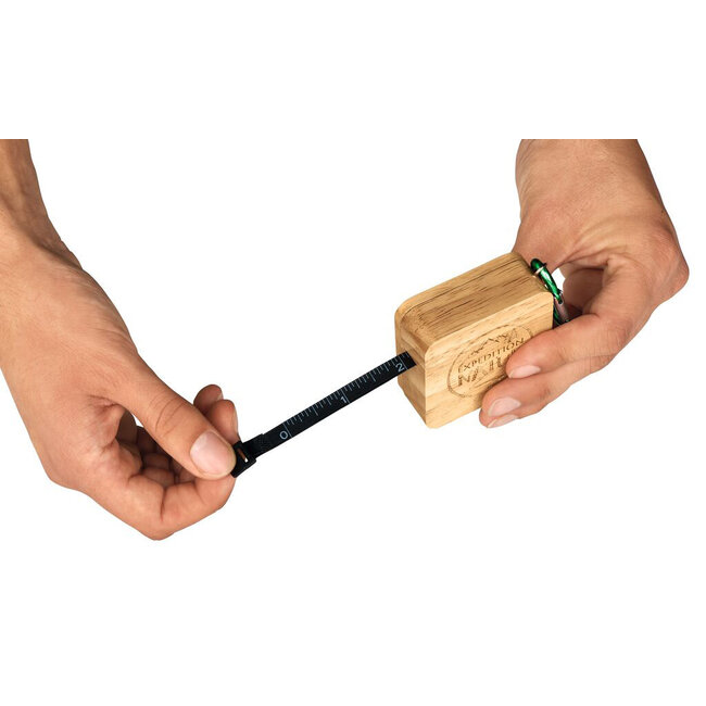 RUBAN MÈTRE BOIS AVEC MOUSQUETON